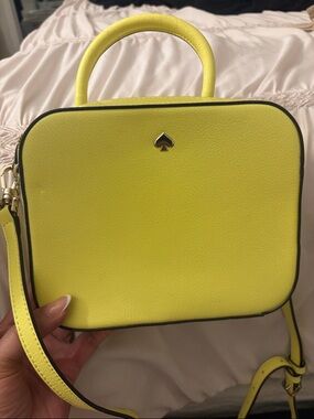 kate spade Neon Yellow Structured Top-Handle Satchel